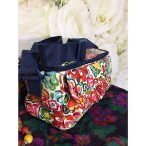 NEW Vera Bradley Insulated Lunch Tote Floral Adjustable Strap